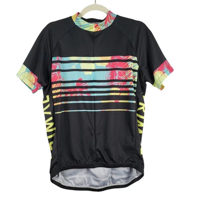 Top de triatlón Primal para hombre talla L negro estampado tropical hawaiano motociclista atlético Foto 1 de 4