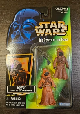 Figura de acción Star Wars Power of the Force Jawas sin usar, en caja Foto 1 de 4