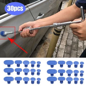 30X Car Body Dent Removal Pulling Tabs Paintless Repair Tool Glue Puller Tab Kit - Picture 1 of 18