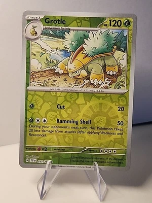 Grotle 011/162 SV05: Temporal Forces Reverse Holo Pokémon TCG NM  - Image 1 of 2