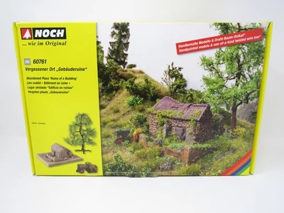 Noch HO 60761 Forgotten Cottage Abandoned Place Farm House Shack Scene Set - Image 1 of 4