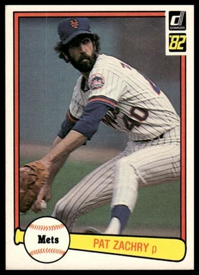 1982 Donruss #254 Pat Zachry New York Mets NM+ - Image 1 of 2
