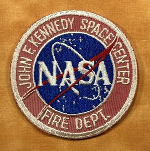 Vintage John F. Kennedy Space Center Fire Dept Patch - Bild 1 von 1