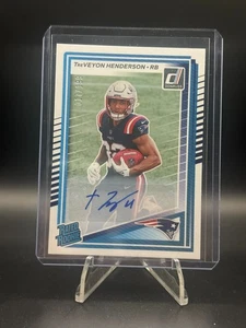 2025 Panini Donruss #332 Treveyon Henderson Rated Rookie Auto /199 - Picture 1 of 2
