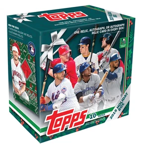 2019  Holiday Baseball Mega Box- 5 Metallic Holiday Parallels - Picture 1 of 12