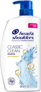 Head & Shoulders Anti-Dandruff Shampoo, Classic Clean, 38.8 Fl. oz. w/ Vitamin E - Picture 1 of 11