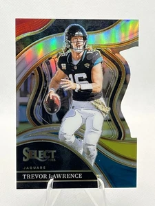 2023 Panini Select - [Base] - Red & Yellow Prizm Die-Cut #212 - Trevor Lawrence - Bild 1 von 2