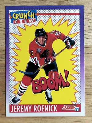 1991-92 Score American #305 Jeremy Roenick CC - Image 1 of 2