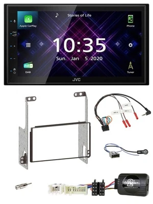 JVC DAB 2DIN Lenkrad Bluetooth USB Autoradio für Nissan X-Trail T31 2007-2008 sc - Bild 1 von 4