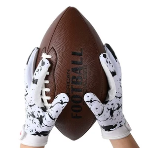 Kids Football Gloves Youth Enhanced Grip Silicone Wide Receiver Gloves,Friesi... - Picture 1 of 7