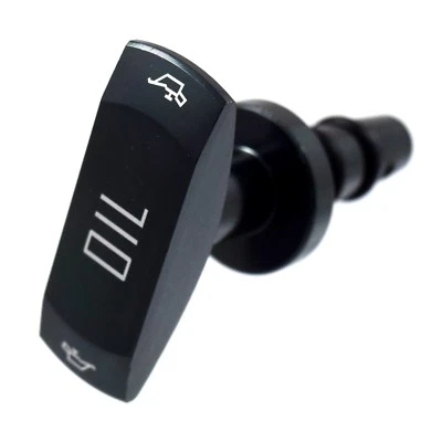 Gunmetal Engine Oil Dipstick Handle For Mustang V6 3.8 GM 5.7L 6.1L SRT Hemi  - Image 1 of 3