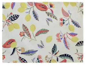 Food Network Colorful Spring Floral Damask Placemats - Set of 2 - New - Picture 1 of 1
