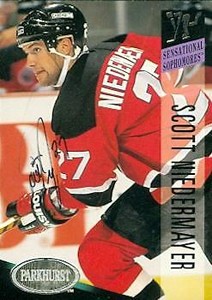 Scott Niedermayer autographed Hockey Card New Jersey Devils 1993 Parkhurst #240