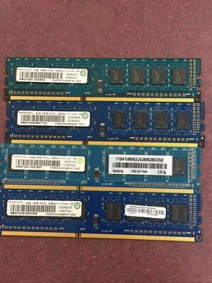 Ramaxel 16GB (4x4GB) PC3L-12800u DDR3-1600MHz 1Rx8 - Image 1 of 4