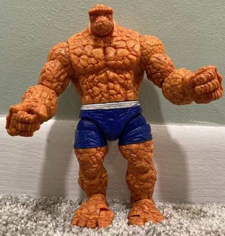 The Thing Hasbro Marvel Legends Fantastic Four 6” Action Figure 2007 Loose Cover