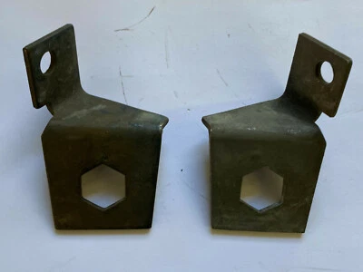 N.O.S. Ford Thunderbird 1958 soportes de manguera de freno delantero montados hacia atrás L & R PR Foto 1 de 4