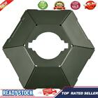 Vintage Camping Lantern Lampshade Hexagon Tent Lamp Shade for CARGO (Army Green)