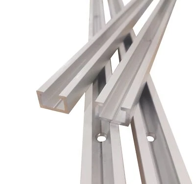 Aluminium C Profil M8, gebohrt inkl. 5 Schrauben, 1m, 17x11mm, Alu C Profil - Bild 1 von 4