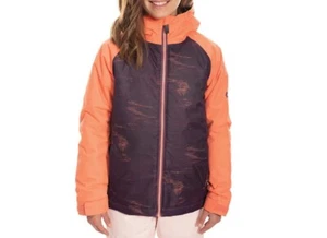 686 Girls' SPECKLE Insulated Snow Jacket - BlackberryBlanketCblk - Size XL - NWT - Picture 1 of 5