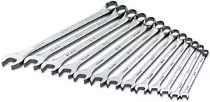 SK Tools 13 Piece 6 Point Metric Long Combination Chrome Wrench Set - Picture 1 of 3
