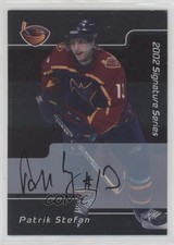 2001-02 ITG Be A Player Signature Series Auto Patrik Stefan #002 Auto