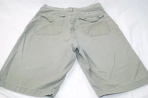 Silver Jeans Tan Women's 32 (29W, 11L, 12" Rise) Cargo Jean Shorts - Stain #P327 - Picture 1 of 6
