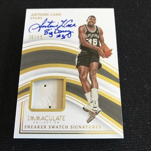 2022-23 Immaculate Antoine Carr Sneaker Swatch Signatures Patch Auto #36/49 - Picture 1 of 2