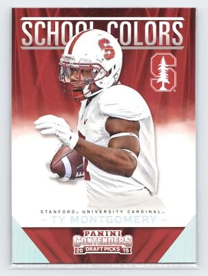 2015 Panini Contenders Draft Picks #33 Ty Montgomery School Colors - Image 1 of 2