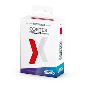 Ultimate Guard Cortex Sleeves Standardgröße Matte Rot (100) - Imagen 1 de 5