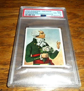 PSA 4 1934 Eckstein - Halpaus Robespierre #99 - Greats of World History - *Rare*👀 - Bild 1 von 2