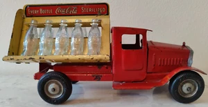1930's Vintage Metalcraft Coca Cola Delivery Truck w/Original Bottles! - Picture 1 of 8
