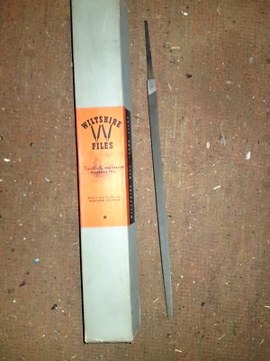 WILTSHIRE Hand Files 10" SQUARE Second cut. Made in Australia - image 1 of 2