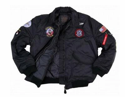 Bomber Jacket Bombers CWU45 Top Gun Black Child Of 4 To 16 Years With Keychain - Image 1 of 2