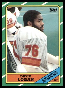 1986 Topps David Logan #381 NM Or Better Tampa Bay Buccaneers