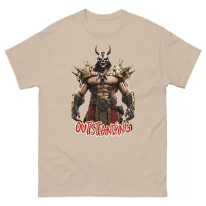 Mortal Kombat Shao Kahn Tee, Outstanding, Retro, Gamer Tees, MK1 - Picture 1 of 9