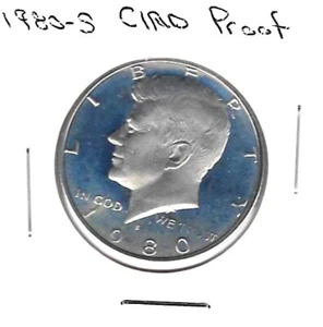 1980 S Clad Proof Kennedy Half - Picture 1 of 1