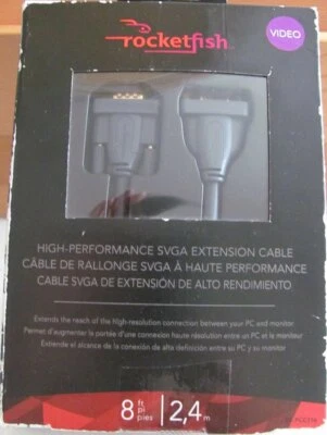 Rocketfish 8ft SVGA Extension Cable RF-PCC116 - Image 1 of 4