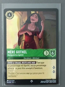Carte LORCANA FR - Chapitre 1 90/204 Mère Gothel - Super rare non Foil Neuf - Imagen 1 de 2