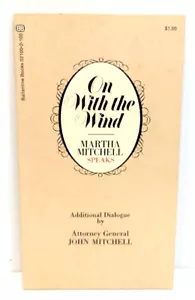 1971 Martha Mitchell spricht mit dem Wind 1. Auflage Taschenbuch Ballantine - Bild 1 von 7