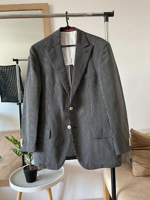 Blazer Pal Zileri Concept Rayas Lino/Lana Sin Forro Talla EU 52R Foto 1 de 4