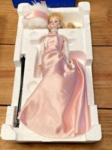 VINTAGE 1987 BARBIE PORCELAIN COLLECTION ENCHANTED EVENING 1960 WITH BOX - Picture 1 of 11