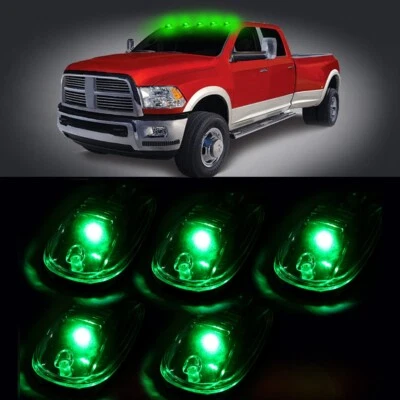 5x For Dodge Ram 2500 3500 4500 Clear Cab Roof Marker Running Lamp+Free Bulb - Image 1 of 4