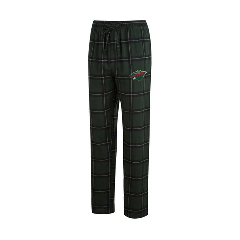Minnesota Wild Men's Pajama Pants Plaid Pajama Bottoms Cover