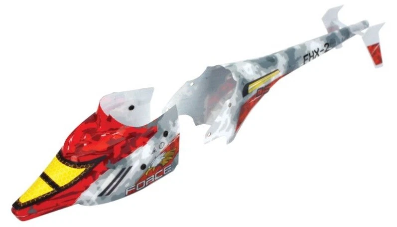 Force RC FCE2127 FHX Canopy Red - Image 1 of 1