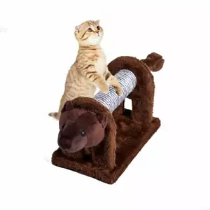 Cat Scratching Post Cat Climbing Frame Rolling Sisal Scratching Post Cat Tree Tr - Picture 1 of 5