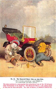 Roosevelt Bears Auto Ride #12 Advertising Jordan Marsh Postcard - Picture 1 of 1