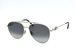 Dior CD Link R1U Aviator Sunglasses, F0A1 Silver / Gray Gradient ($570) #G36 - Picture 1 of 9