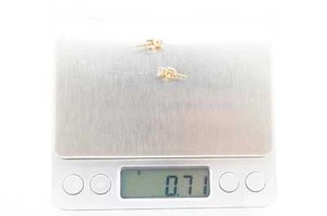 Ohrstecker 14 Karat Gelbgold Diamant #26034 - Bild 1 von 5