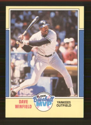 1988 Fleer Baseball MVPs #43 Dave Winfield - Image 1 of 2