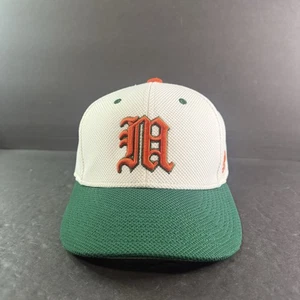 Miami Hurricanes Adidas On Field Baseball Hat 7 1/8 - Picture 1 of 8